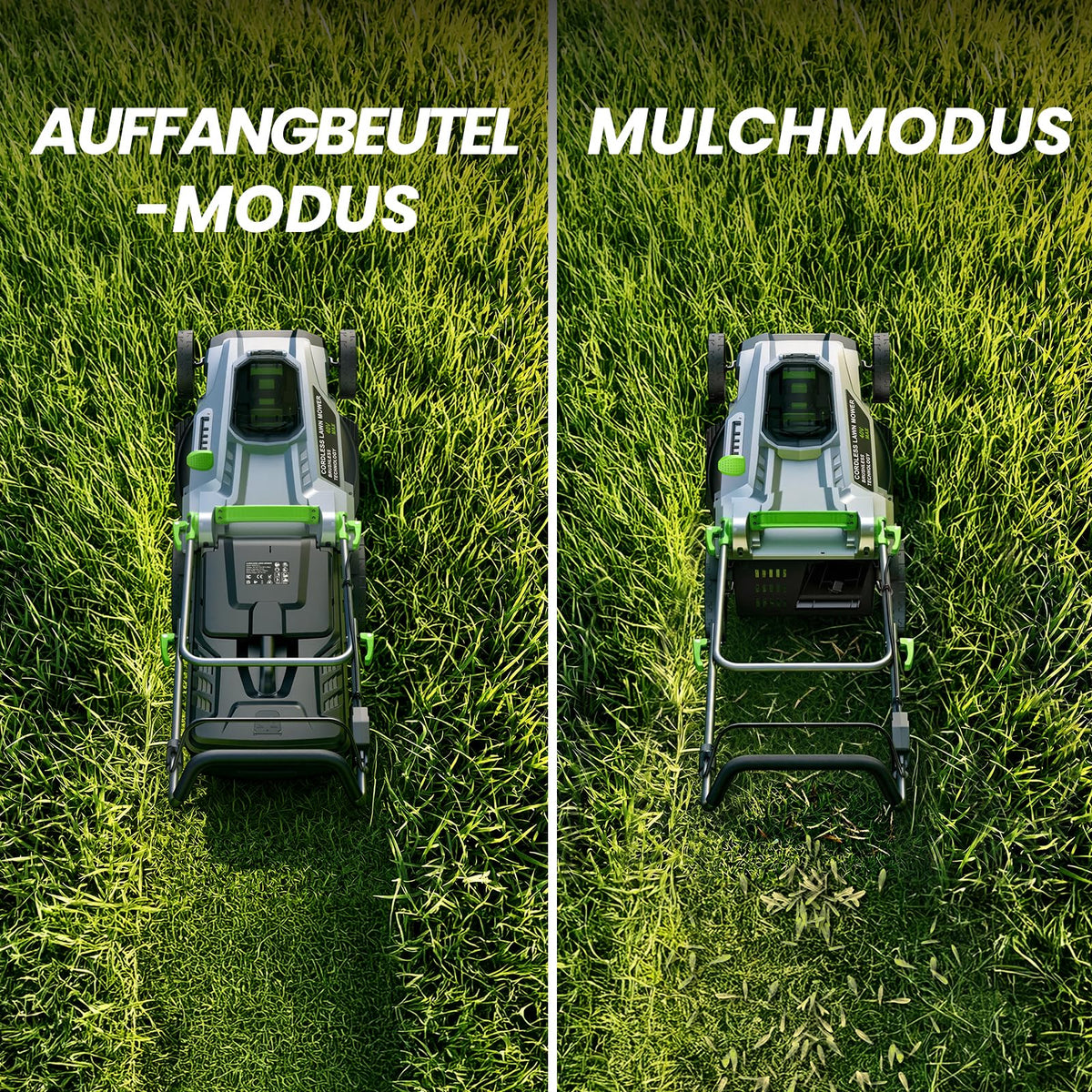 ETOOLAB Akku-Rasenmäher 40V, 42cm, Brushless, bis 400-600 m², Für Garten