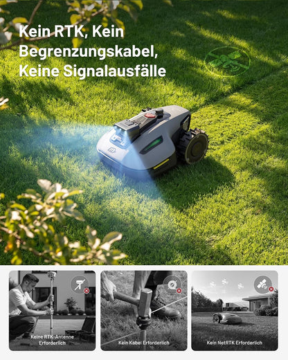 MAMMOTION YUKA mini 2 500 Mähroboter ohne Begrenzungskabel