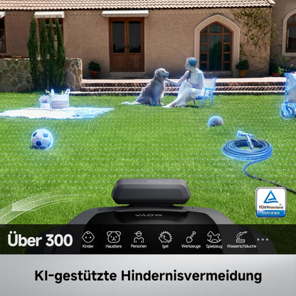 MOVA ViAX 500 Mähroboter ohne Begrenzungskabel, 360°-LiDAR & Dual-KI-Vision